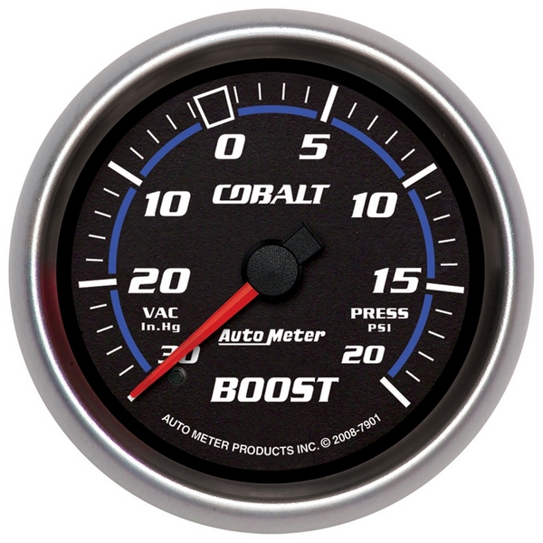 2-5/8" BOOST/VACUUM, 30 IN HG/20 PSI, COBALT